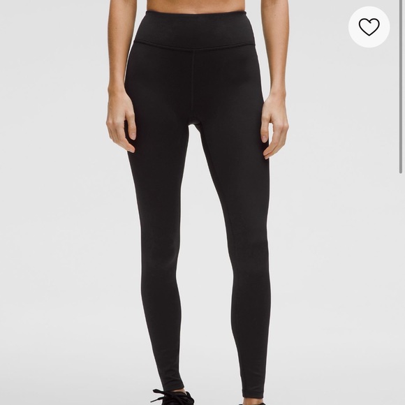 lululemon athletica Pants - lululemon Thermal Highrise Running Tight 28”